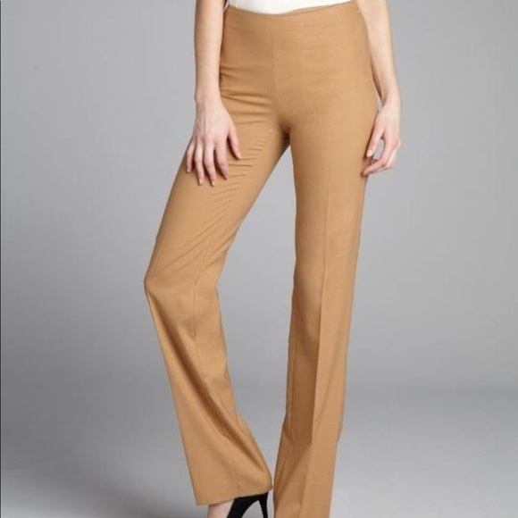 Loro Piana Tan Straight Leg Trousers - Picture 1 of 11